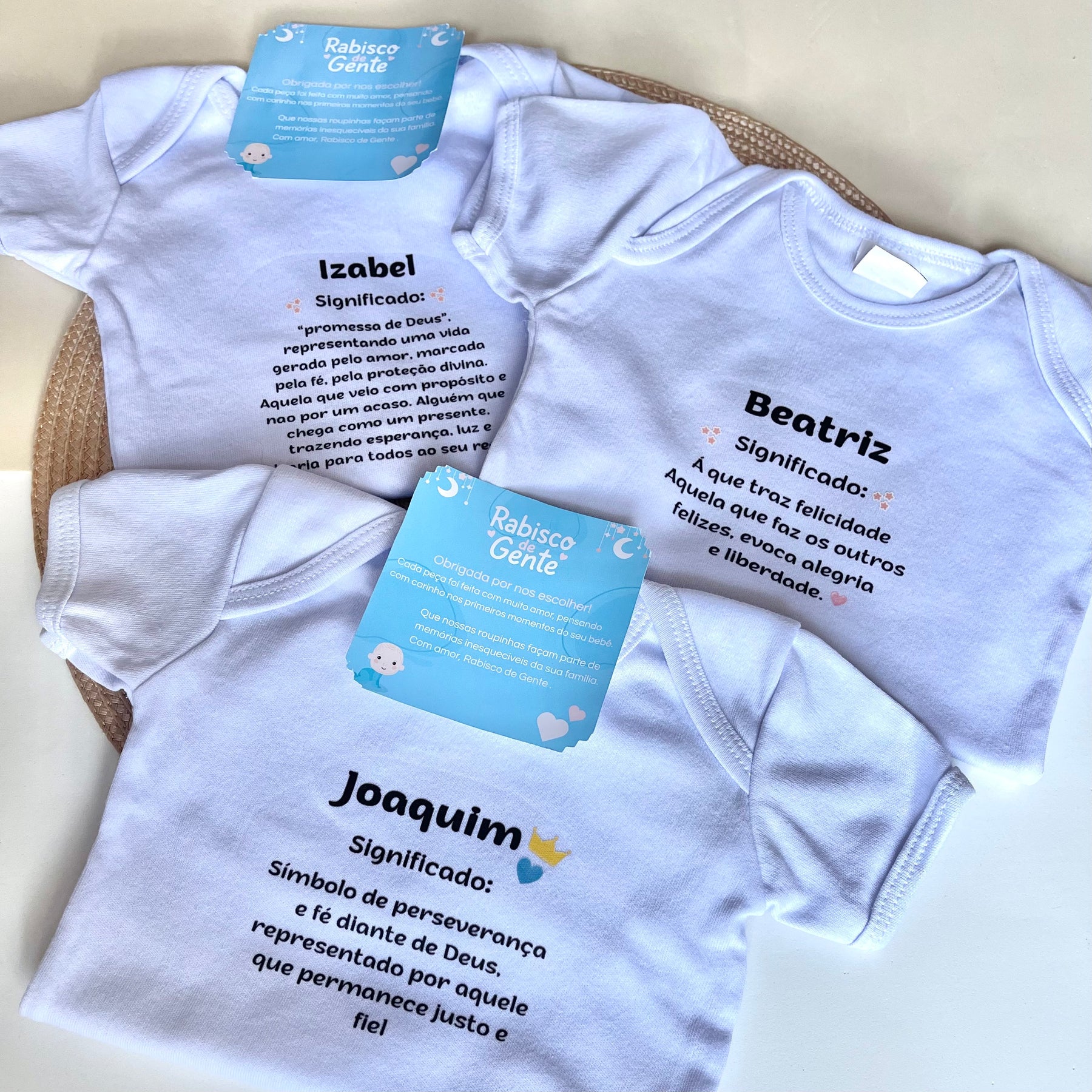 Kit Essência do Nome – 2 Bodys Personalizados