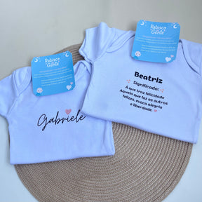 Kit Essência do Nome – 2 Bodys Personalizados
