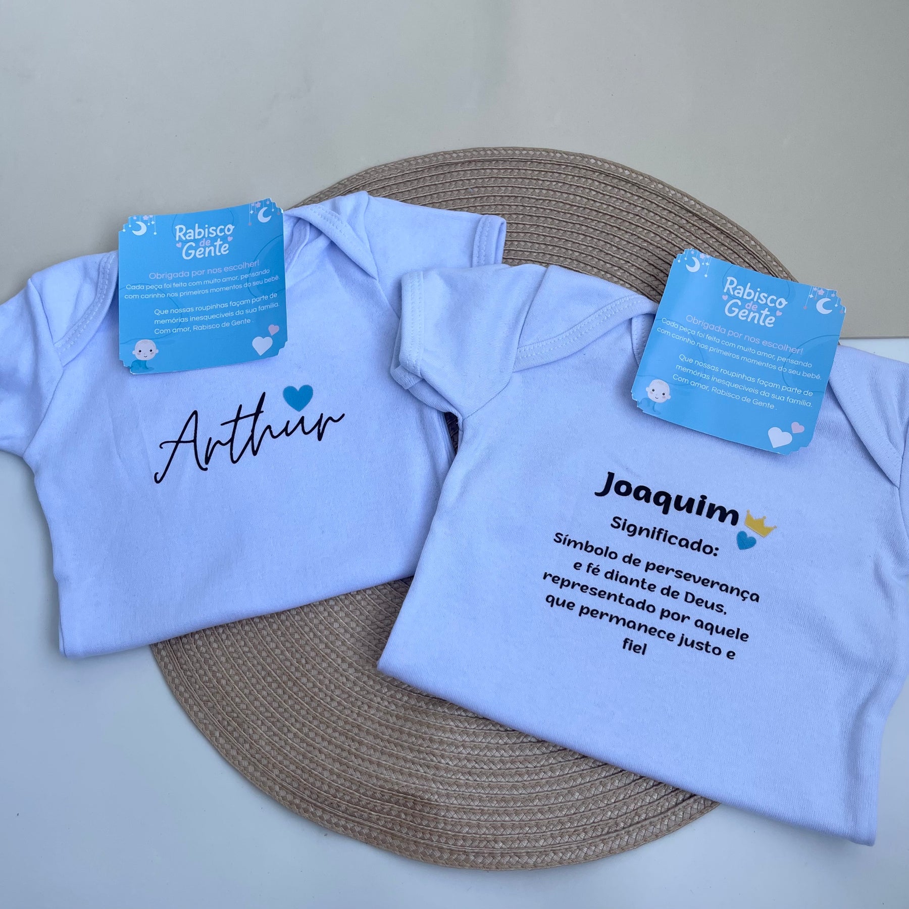 Kit Essência do Nome – 2 Bodys Personalizados