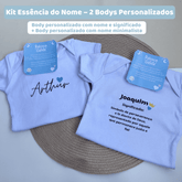 Kit Essência do Nome – 2 Bodys Personalizados